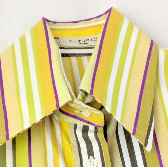 ETRO MILANO fitted stripped shirt - Picture 7 of 7